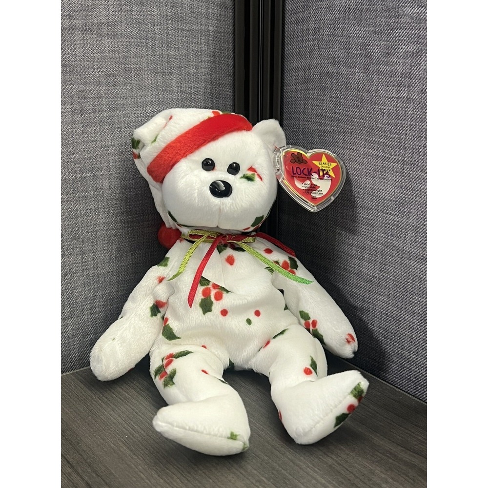 New, Clean and MINT Rare 1998 Holiday TEDDY Ty Beanie Baby‎ PE Pellets